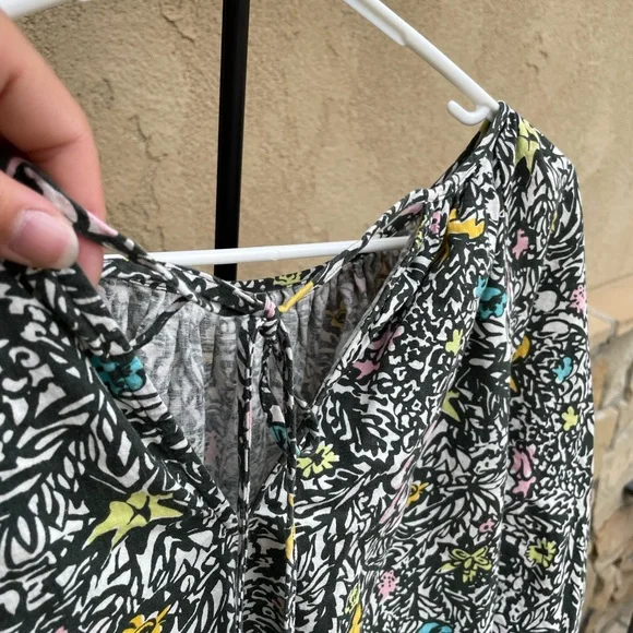 Levi’s hemp boho green peasant dress - Picture 3 of 14